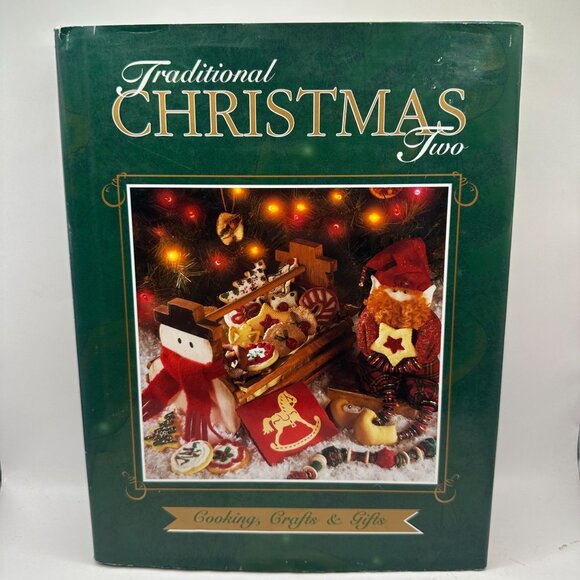 Traditional Christmas Two Cooking Crafts & Gifts Hardcover Book Cowles Creative - Picture 1 of 9